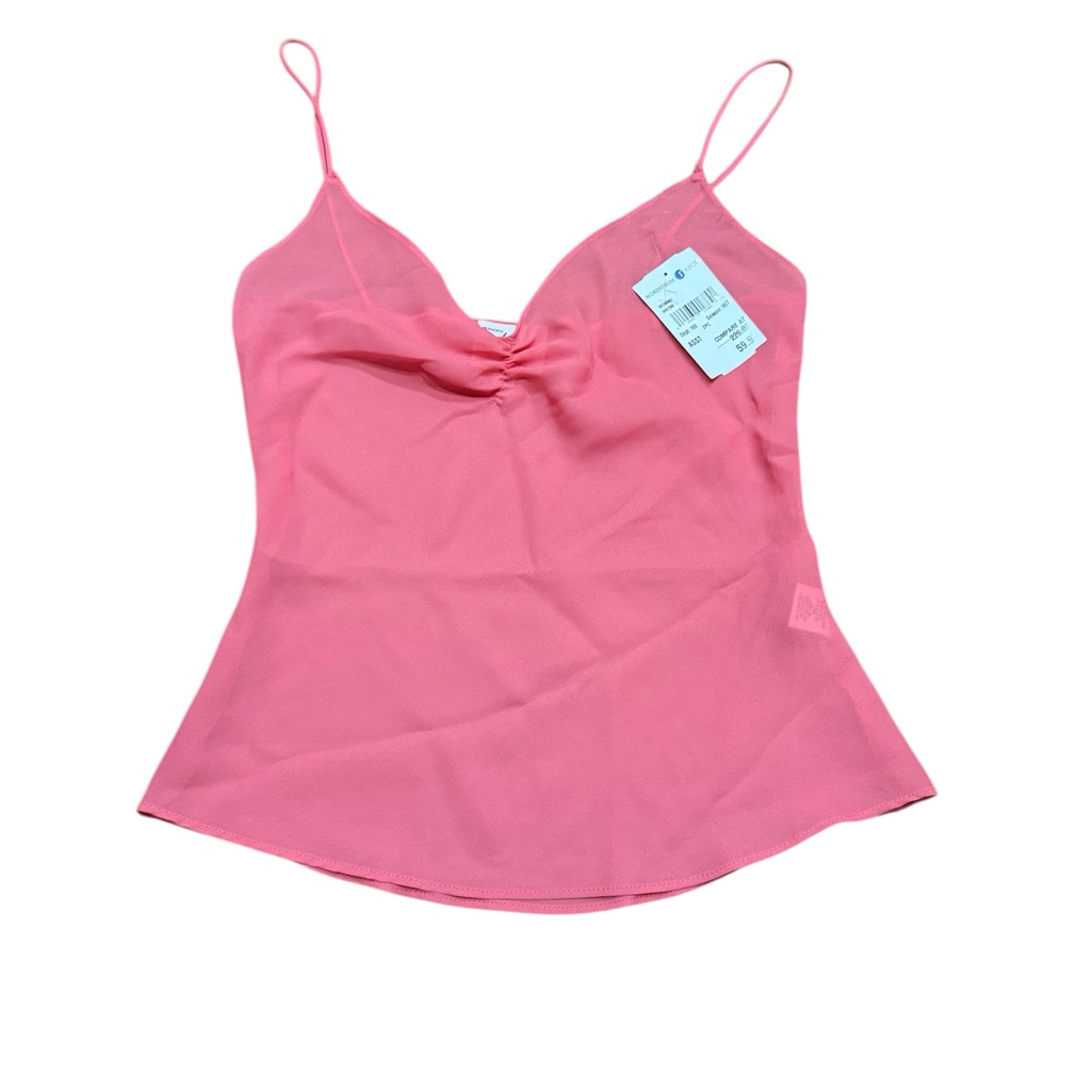 Molly Of New York Pink Camisole Silk Tank Top Women’s Size 2 Nwt